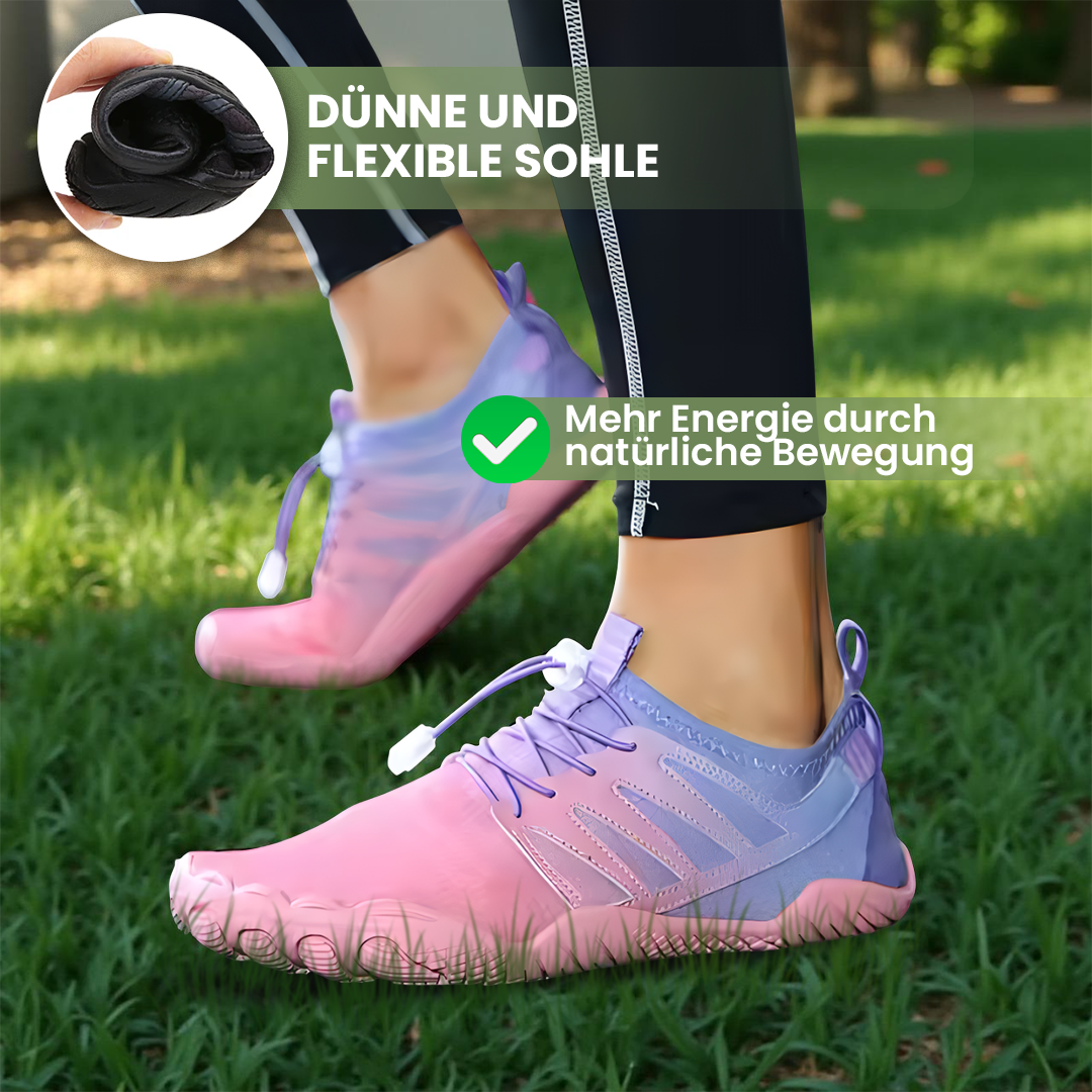 Entlastungsschritt 4mm – Linderung für Füße, Knie und Rücken