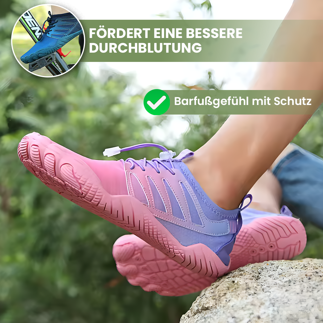 Entlastungsschritt 4mm – Linderung für Füße, Knie und Rücken